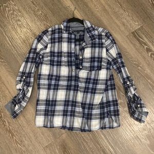 Blue flannel